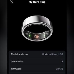 Brand new Oura ring! Size 9.
